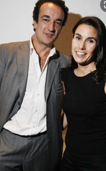 Olivier Sarkozy with his ex-wife Charlotte Bernard